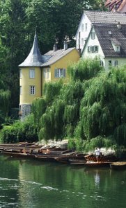 Die Anlegestelle am Hölderlinturm